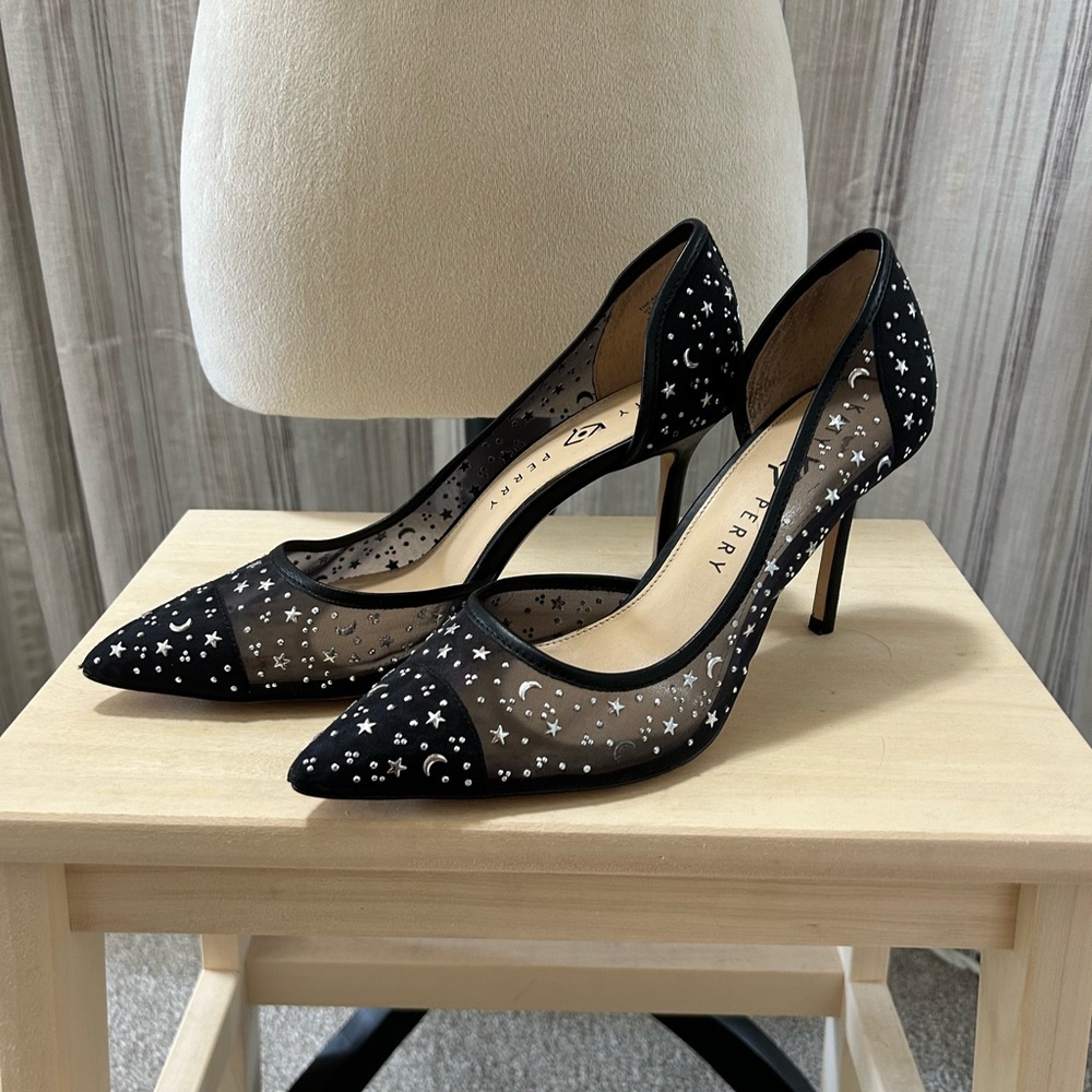 Katy Perry Collections Black Starry Heels